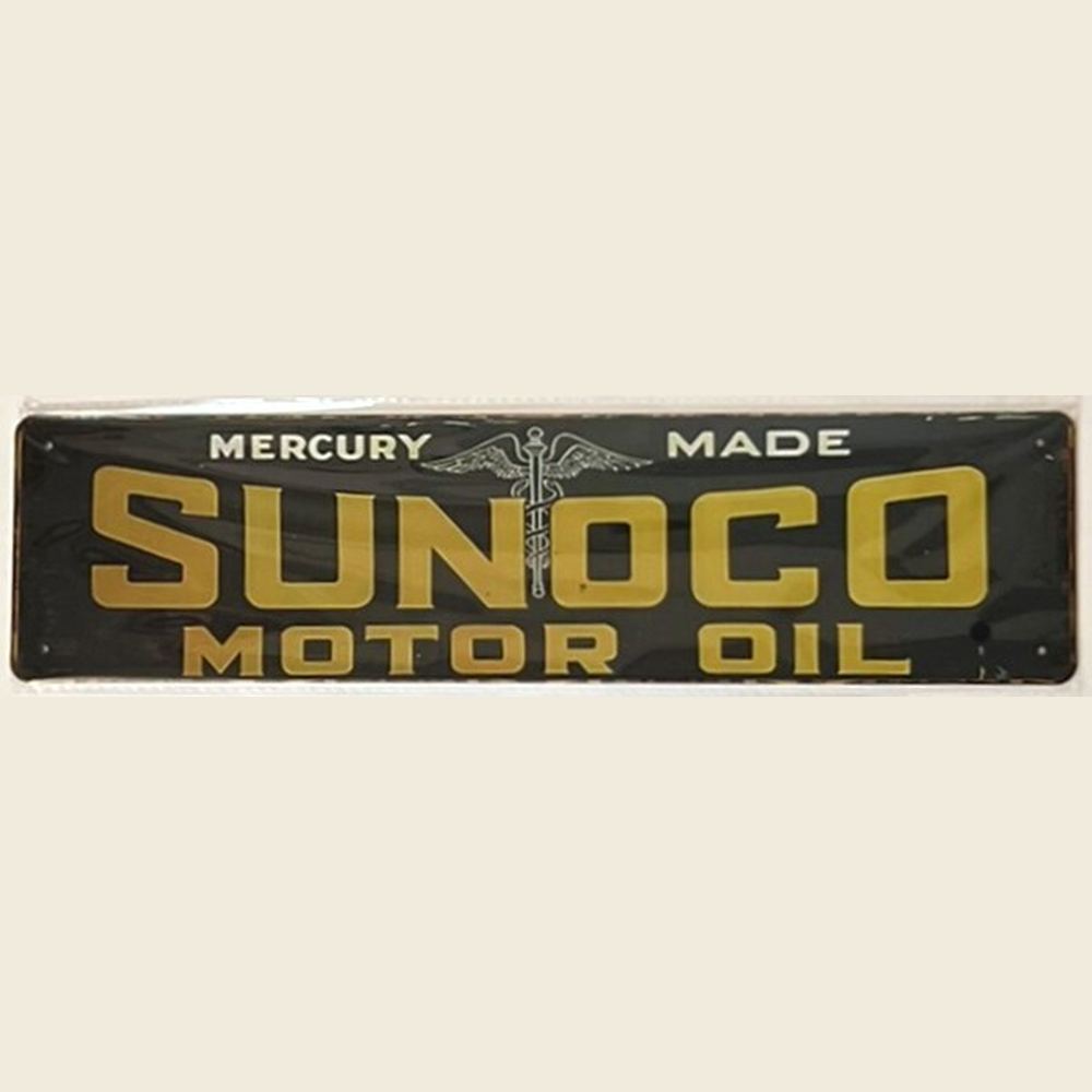 Sunoco Motor Oil Novelty Metal Sign 16 x 4 Wall Art NEW! Home & Garden:Home Décor:Plaques & Signs Style Your Walls